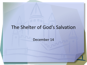The Shelter of God's Salvation