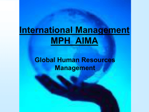 Global management