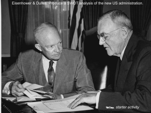 US foreign policy under Truman, Eisenhower