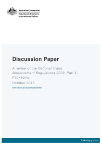 Review of the National Trade Measurement Regulations 2009