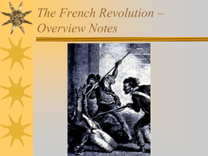 The Final Stages of the French Revolution