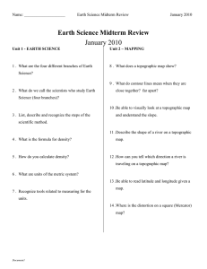 Earth Science Midterm Review