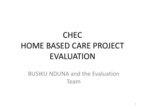 chec home based care project