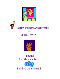 Course: Issues in Human Growth and Development