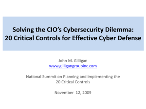 Cyber Security is a Top Priority of CIO's