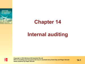 The evolving nature of internal auditing