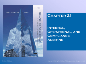 Internal, Operational, and Compliance Auditing