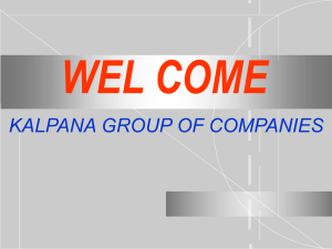 company profile - kalpana group of companies