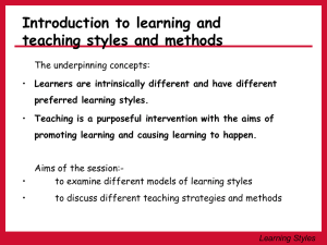 Learning styles - GP Training.net