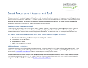 How to complete this assessment tool