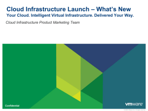 VMware presentation - Clearpath Solutions Group
