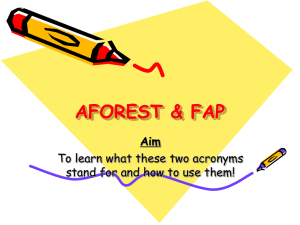 AFOREST – making your essay writing more persuasive