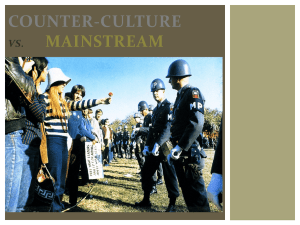 Mainstream America vs. Counterculture