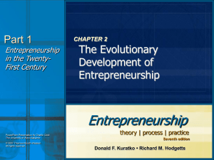 Entrepreneurship 7e. - Corporate Presentation