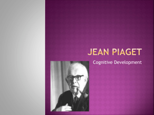 Jean Piaget's Stages of Cognitive Development