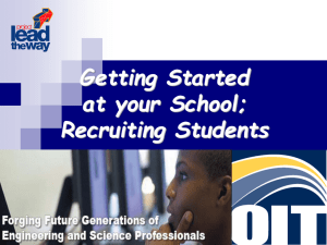 Getting Started and Recruitment