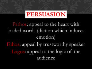 persuasion, poetic elements, literary devices in