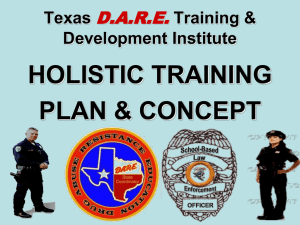 SBLE Holistic Concept & Training Plan (Revised 12-31