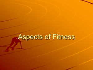 Aspects of Fitness