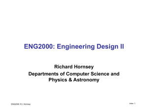 ENG2000: Engineering Design II
