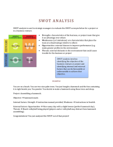 Political, Economic, Social, and Technological analysis used in the