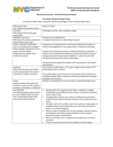 AP Conf - Case Study - Sample Worksheet