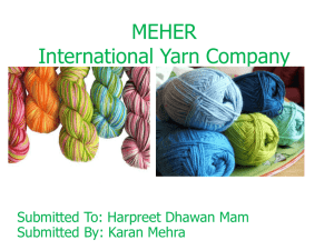 MEHER International Yarn Company