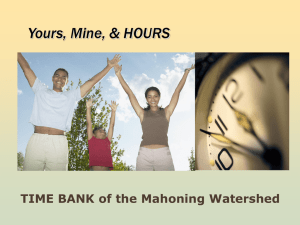 TimeBank M.W. PowerPoint Introduction