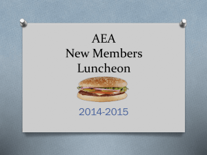 AEA New Members - Arlington Education Association
