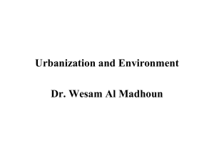 5-urbanization and environment