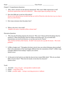 Hobbit study guide - comp questions with answers