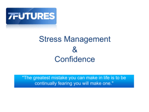 Stress Management & Confidence