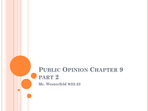 Public Opinion Chapter 9 part 2