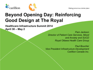 Beyond Opening Day: Reinforcing Good Design at The Royal