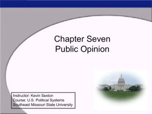 Chapter Five Public Opinion