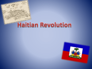 Social Implications of the Haitian Revolution
