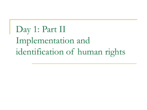 Day 1 session 2 - Human Rights Law Centre