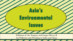 South & East Asia Environmental Issues