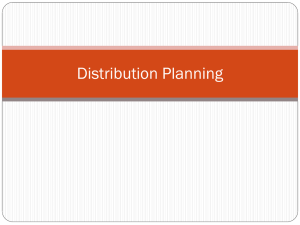 Distribution Planning - rooseveltbusinessweeks
