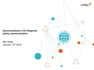 Good practices in EU Regional policy communication