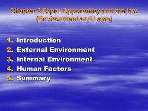Unit 2 Environment and Laws