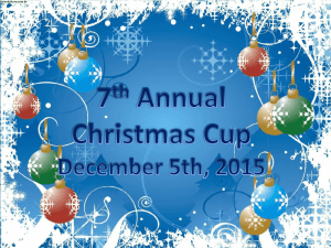 Christmas Cup - Twin Cities Rhythmic
