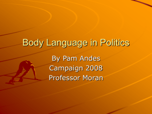 Body Language in Politics