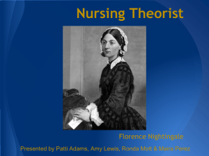 Nursing Theorist - Patricia M Adams RN, CDN