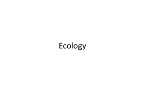 Ecology - Cook Biology
