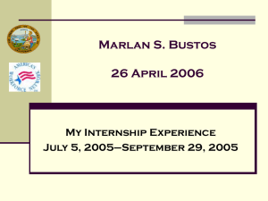 Marlan S. Bustos 26 April 2006