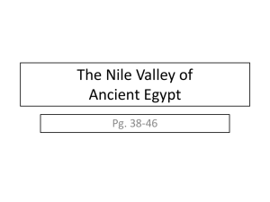 The Nile Valley - Mr. Taylor