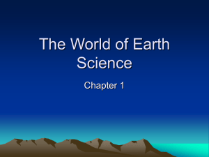 The World of Earth Science