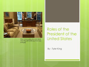 Roles of the President of the United States