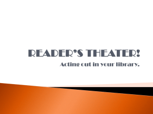 Reader's Theatre PowerPoint presentation